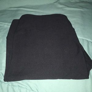 NWOT Lularoe Black TC Leggings